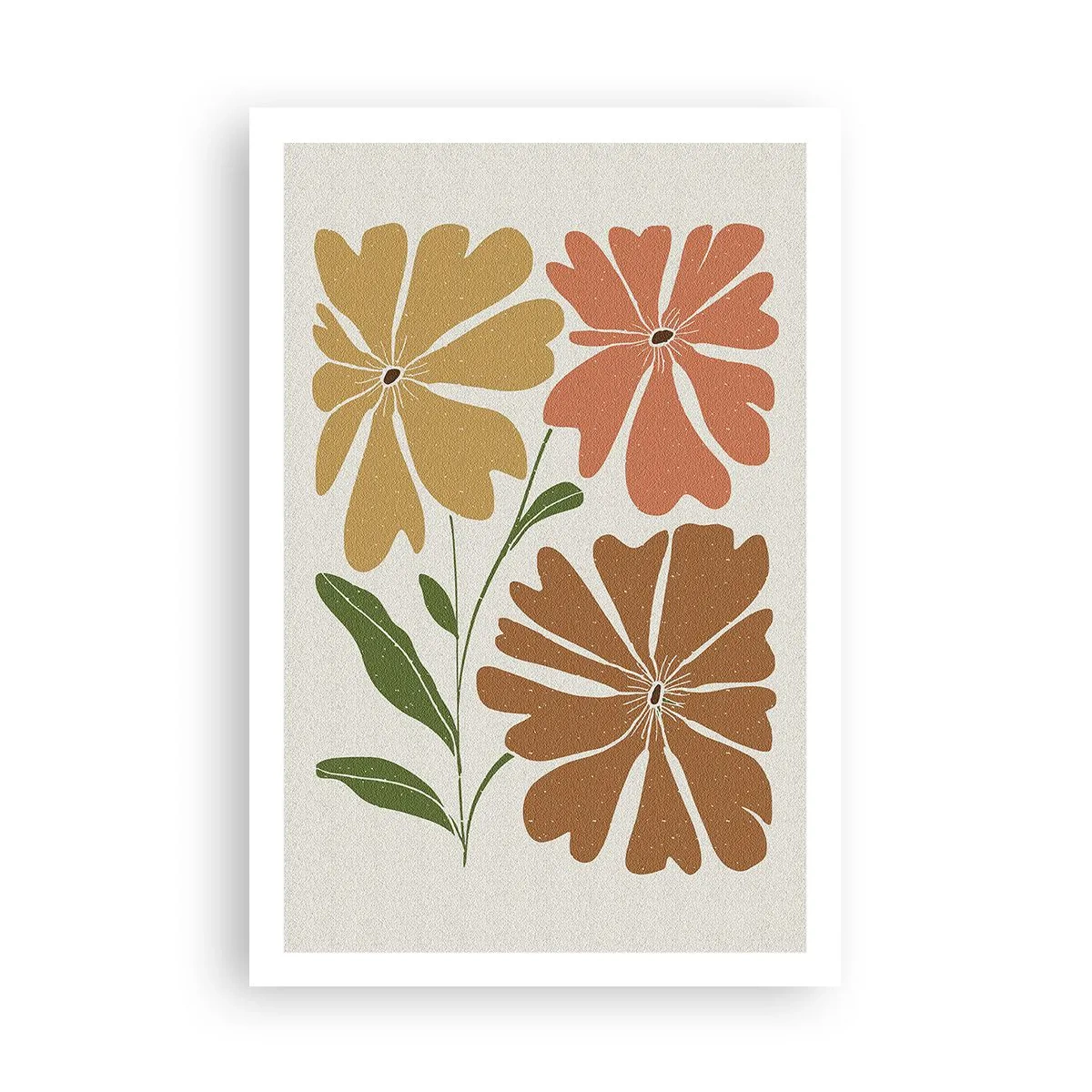 Poster - Natură și geometrie - 61x91 cm