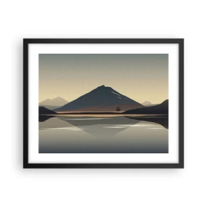 Poster în ramă neagră - În oglindă - 50x40 cm