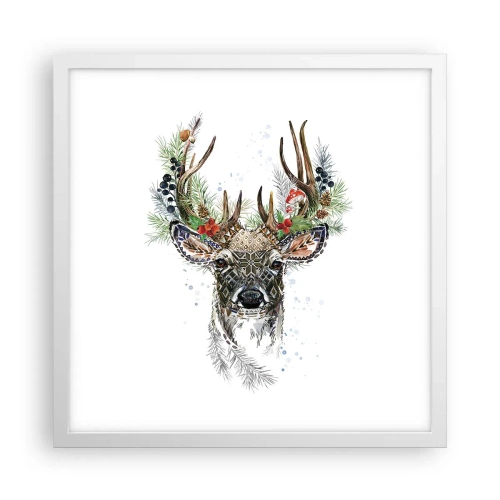 Poster în ramă albă - În ținută festivă - 40x40 cm