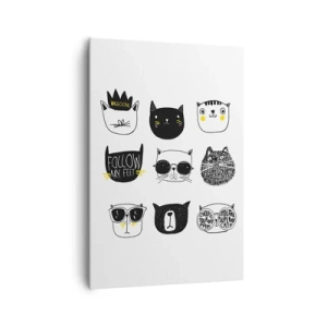 Tablou pe pânză - Fiecare este diferit - 70x100 cm