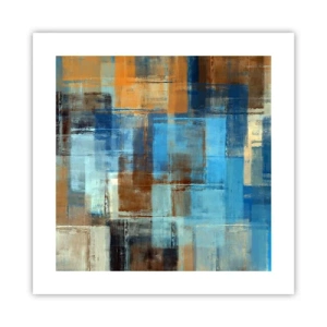 Poster - Prin valul albastru - 40x40 cm