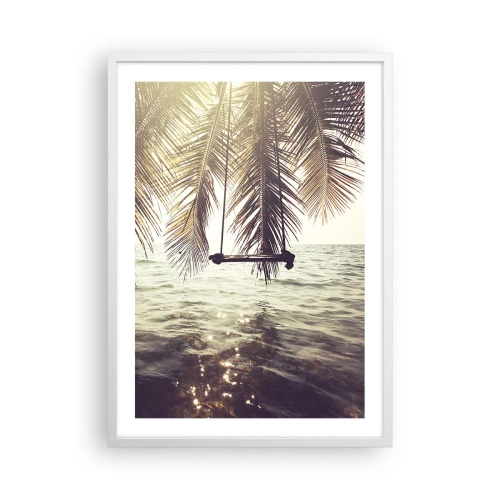 Poster în ramă albă - Poți să te dai în vânt după pofta inimii tale - 50x70 cm