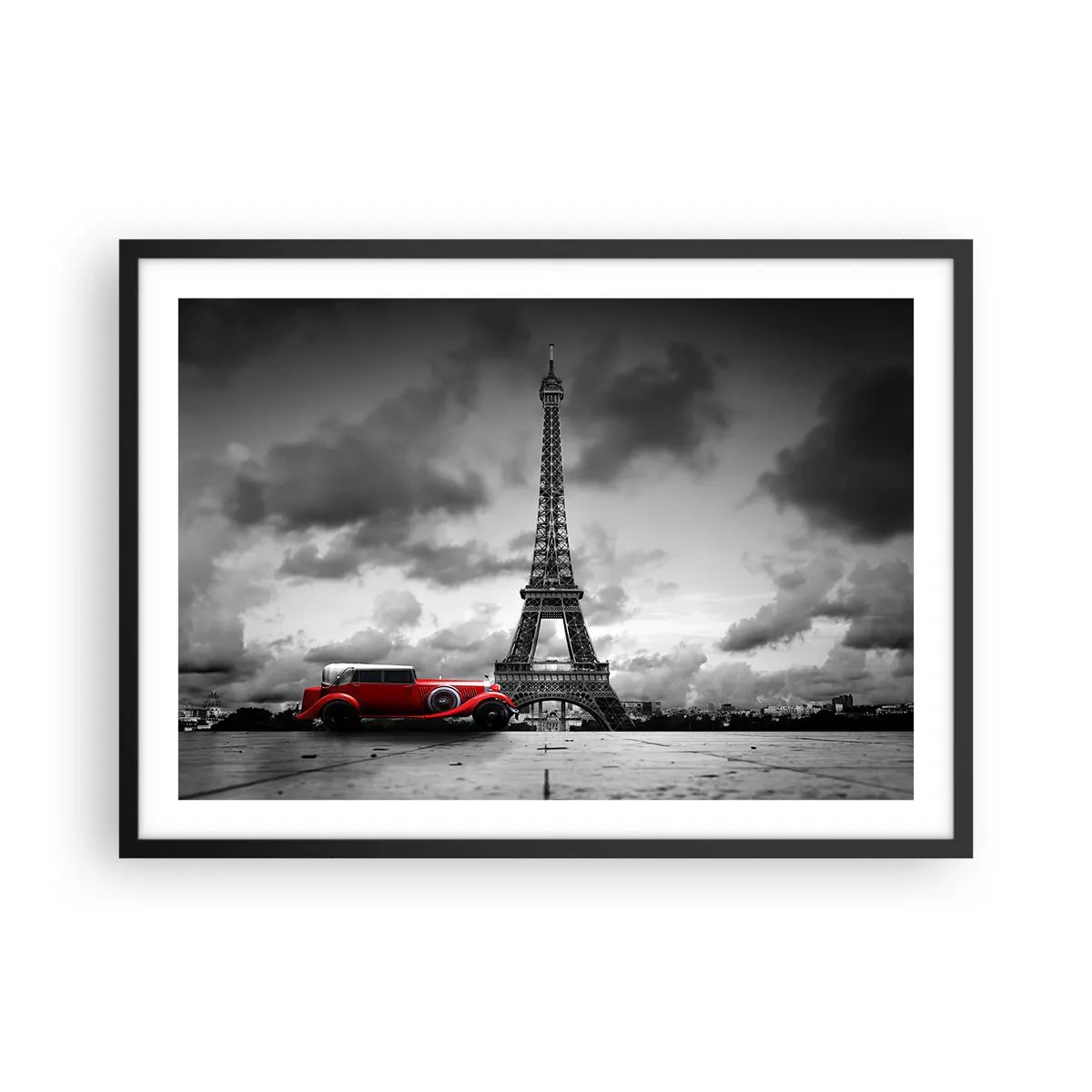Poster în ramă neagră - Nu cu mult timp în urmă, la Paris - 70x50 cm