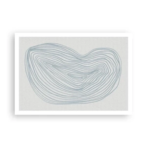 Poster - Zâmbet de picături - 100x70 cm