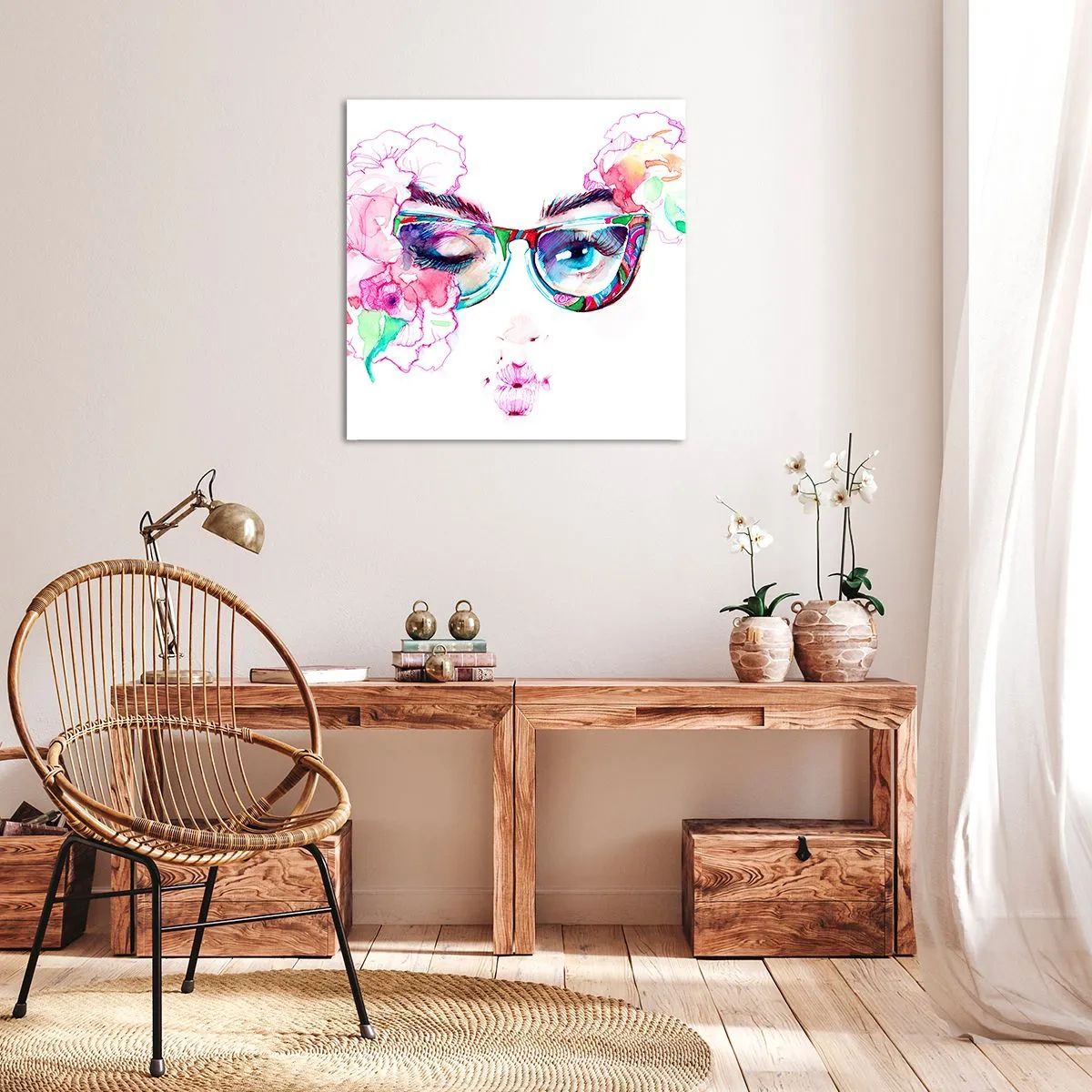 Tablou pe pânză - O promisiune ispititoare - 70x70 cm