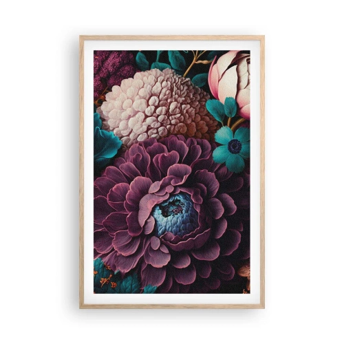 Poster în ramă de stejar deschis - Natura în abundență - 61x91 cm