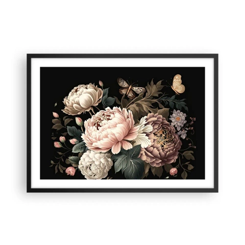 Poster în ramă neagră - În stil baroc - 70x50 cm