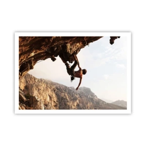 Poster - Lumea s-a micșorat într-un pumn pe un afloriment de bolovani - 100x70 cm