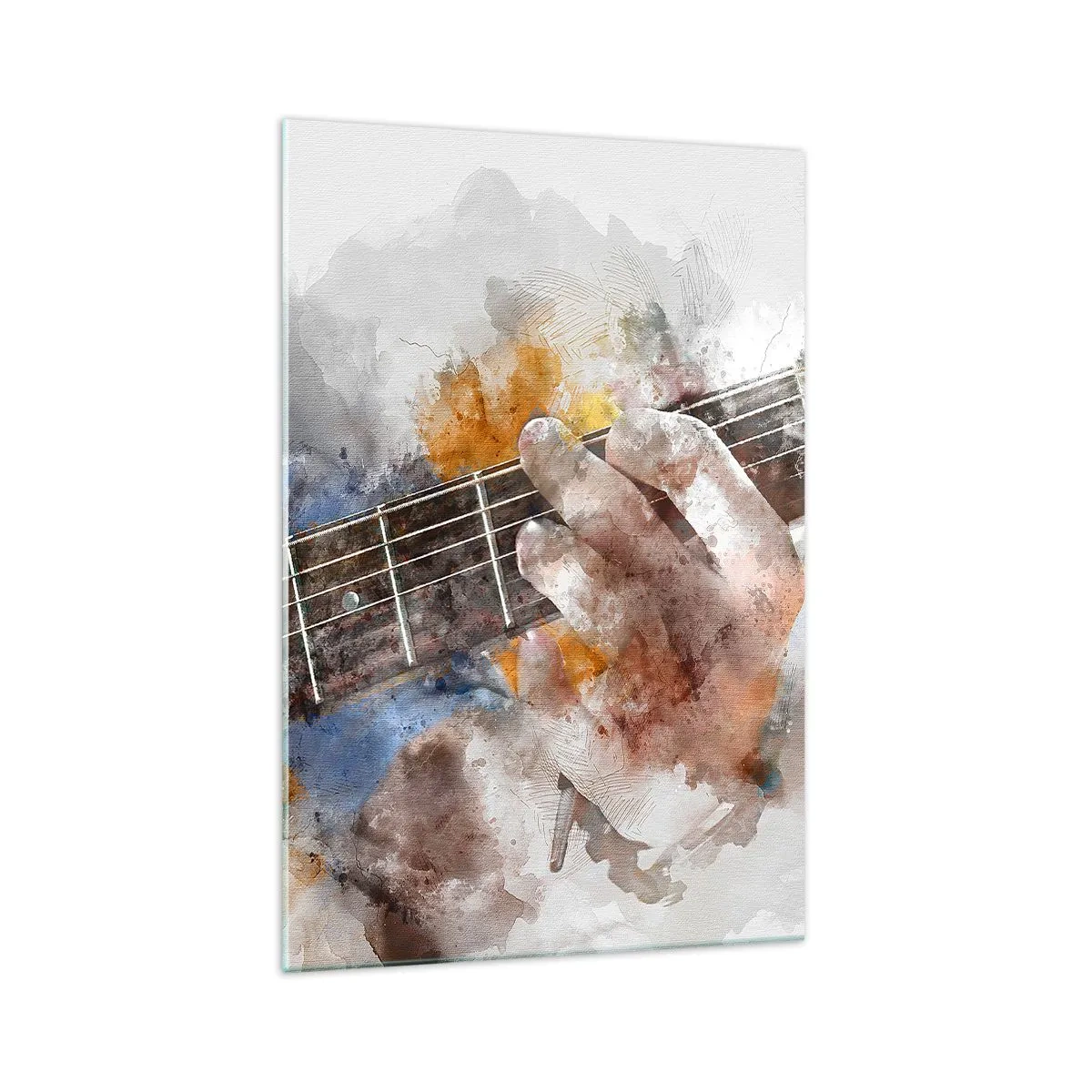 Tablou pe sticlă - Poezie între corzi - 70x100 cm
