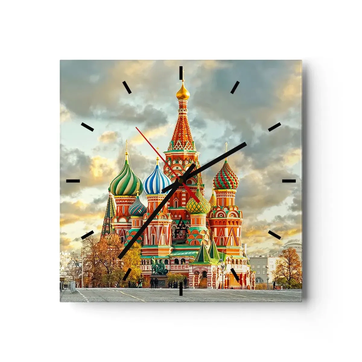 Ceas de perete - Ceas pe sticlă - Nici măcar Disney nu ar fi venit cu această idee - 40x40 cm