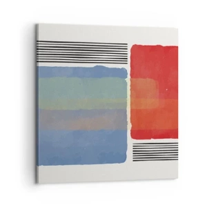 Tablou pe pânză - Spiritul și litera geometriei - 60x60 cm