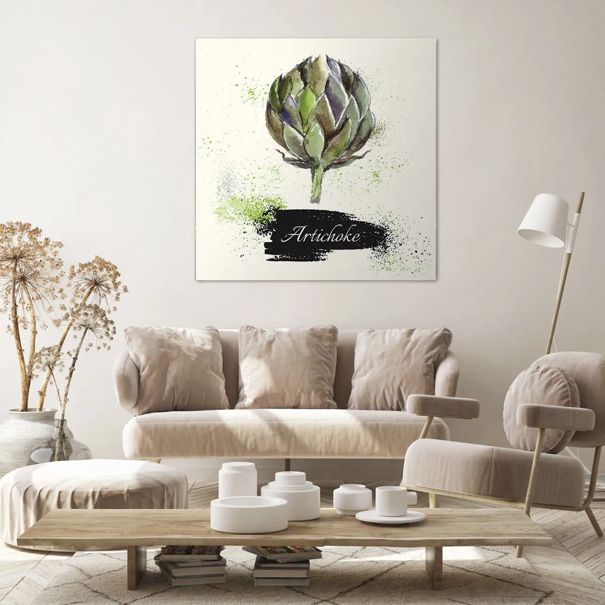 Tablou pe pânză - Trăiască legumele! - 60x60 cm