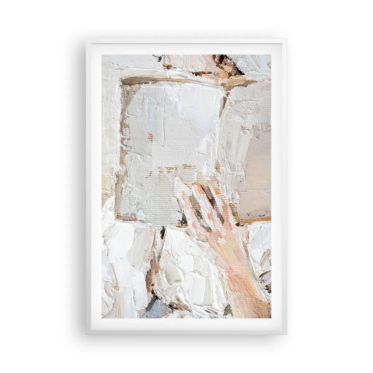 Poster în ramă albă - Într-o altă lume - 61x91 cm