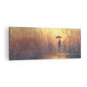 Tablou pe pânză - Simt că cineva se uită la mine - 100x40 cm
