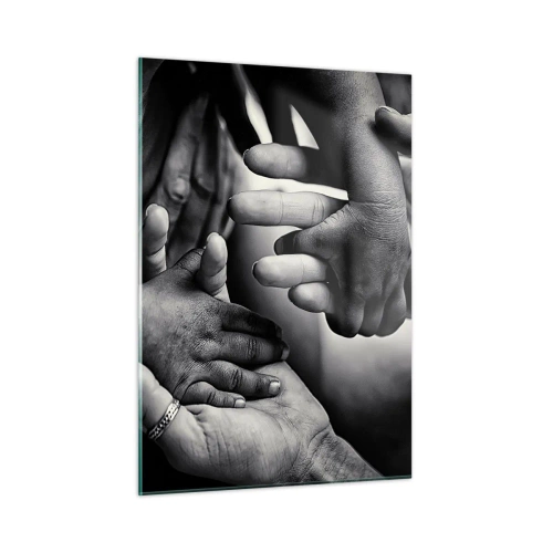 Tablou pe sticlă - A fi om - 50x70 cm