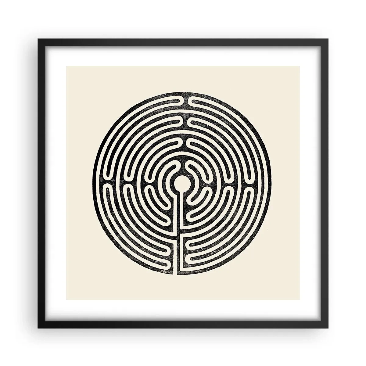 Poster în ramă neagră - Ordine secretă - 50x50 cm