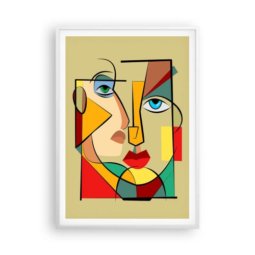 Poster în ramă albă - Pereche asortată - 70x100 cm