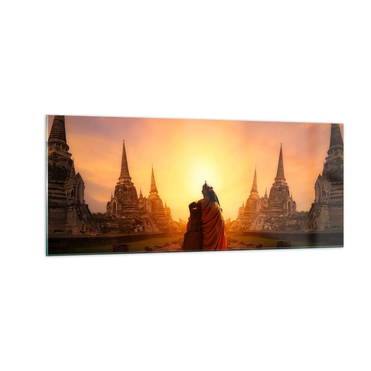 Tablou pe sticlă - În pace prin eternitate - 100x40 cm