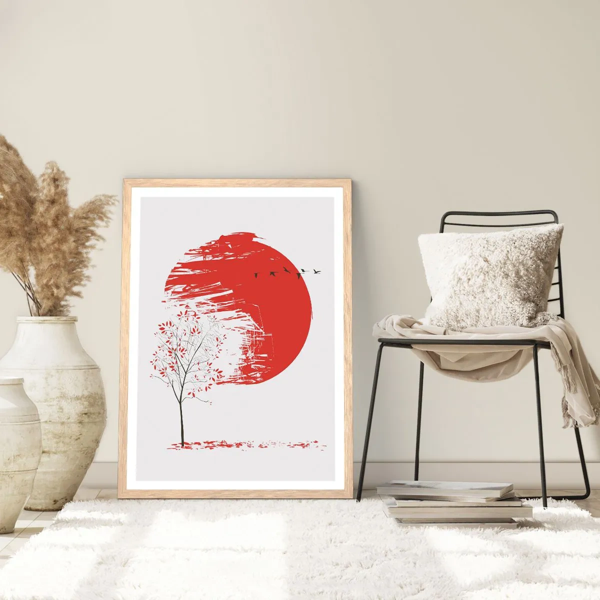 Poster în ramă de stejar deschis - Cunoști această țară? - 40x50 cm