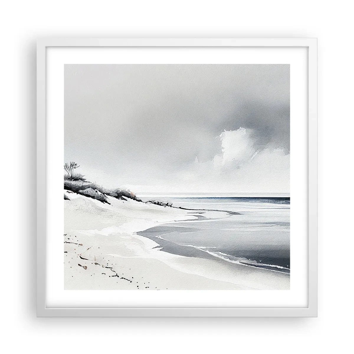 Poster în ramă albă - Întotdeauna împreună - 50x50 cm