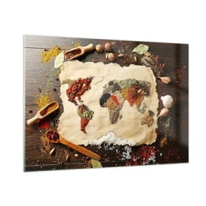 Tablou pe sticlă - Toate gusturile lumii - 100x70 cm