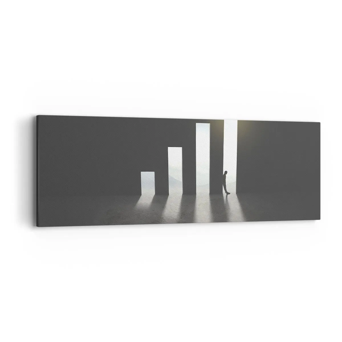 Tablou pe pânză - Succesul - o impresie - 90x30 cm