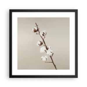 Poster în ramă neagră - La sursa moliciunii - 40x40 cm