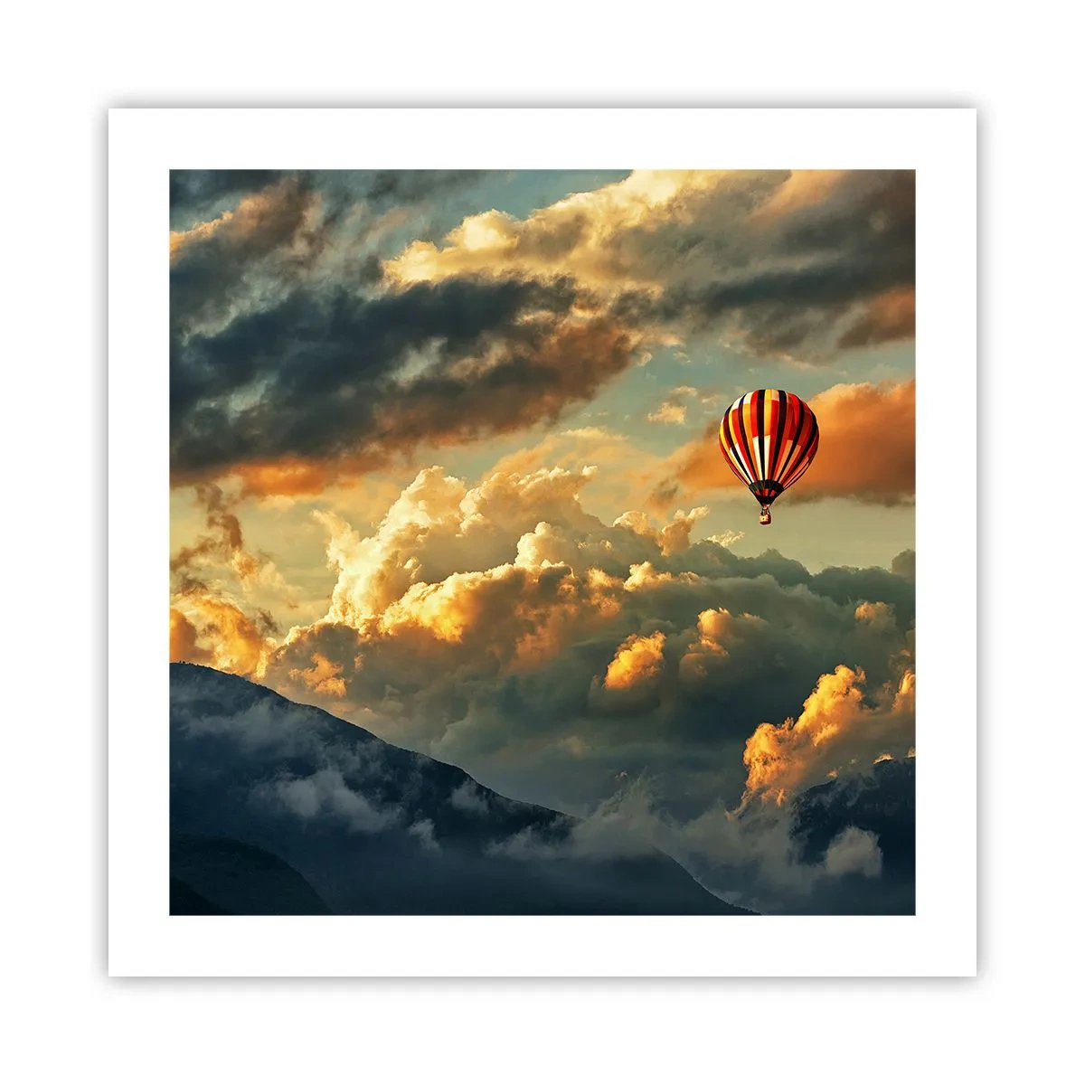 Poster - Zbor pentru că vreau - 50x50 cm