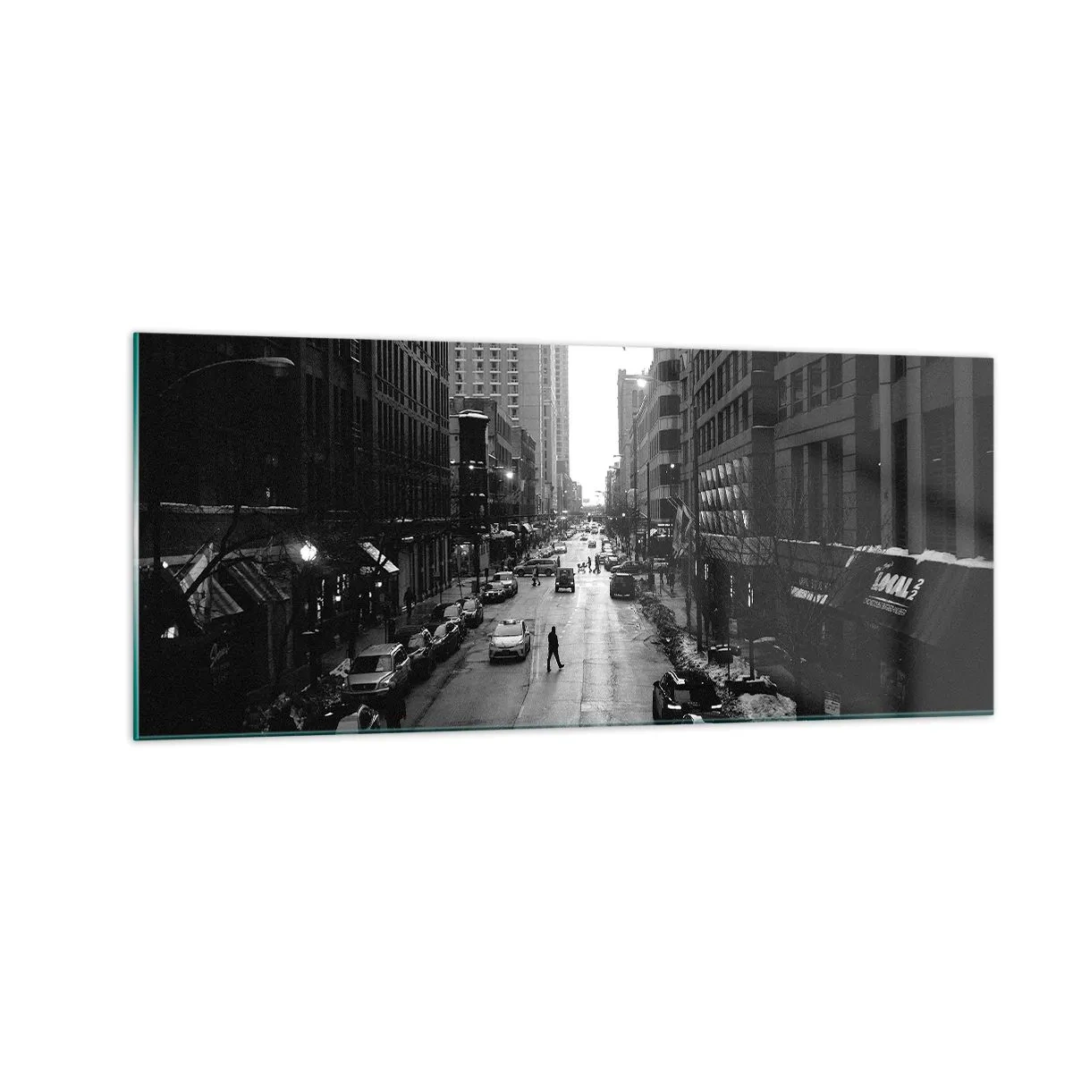 Tablou pe sticlă - O altă zi ca în fiecare zi - 100x40 cm