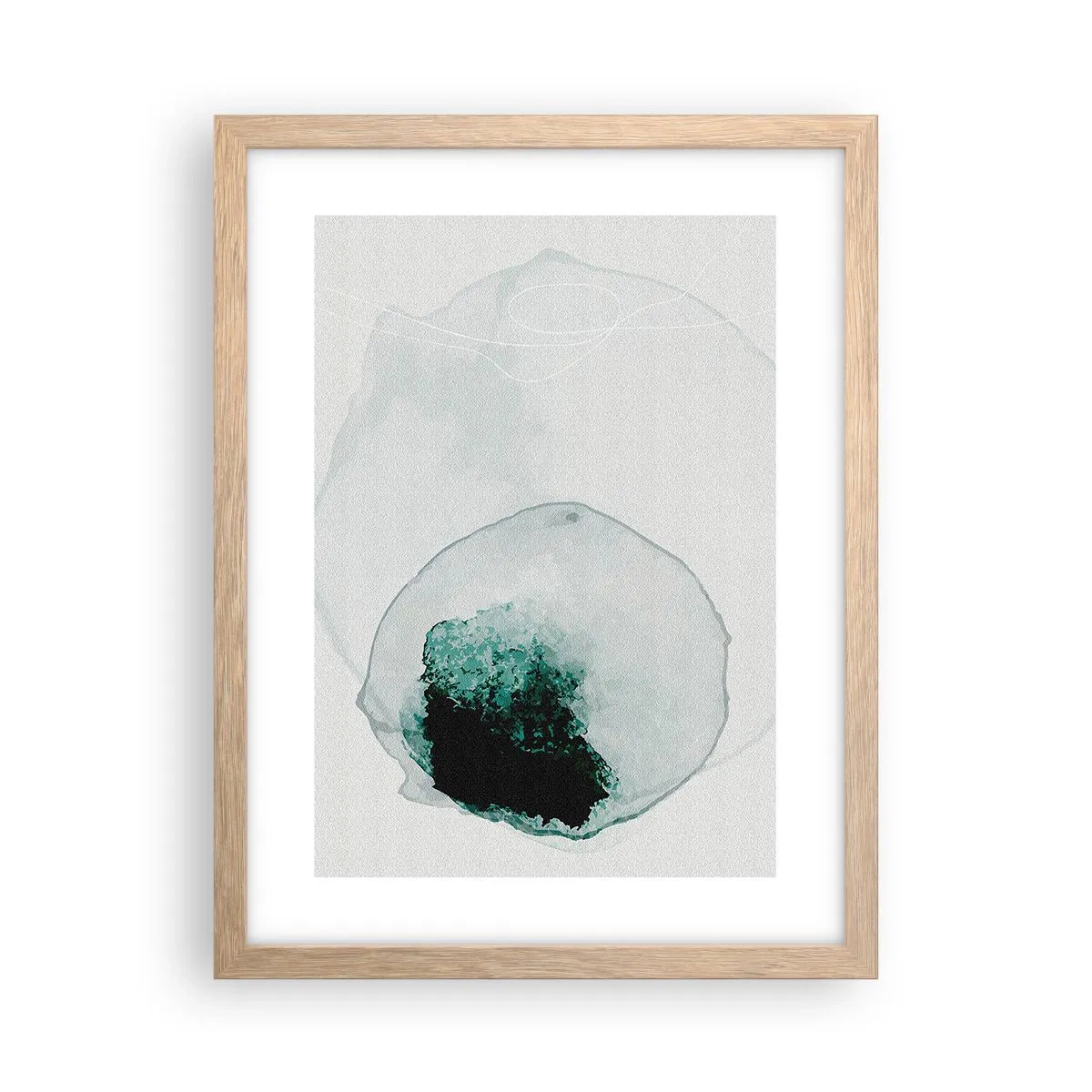Poster în ramă de stejar deschis - Într-o picătură de apă - 30x40 cm