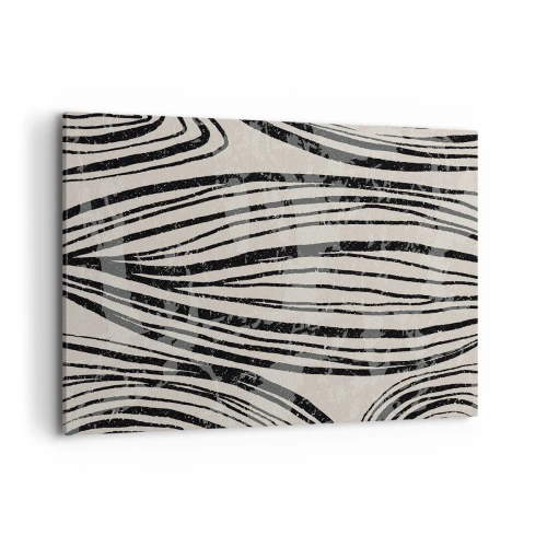 Tablou pe pânză - Deversare de linii - 120x80 cm