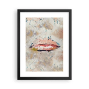 Poster în ramă neagră - Trezește simțurile - 30x40 cm