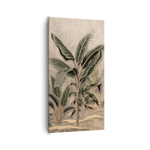 Tablou pe pânză - Gravură în stil colonial - 65x120 cm