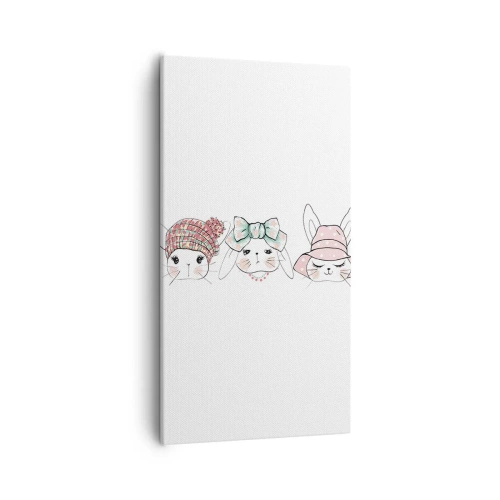 Tablou pe pânză - Gânditoare, tristă, mulțumită - 55x100 cm