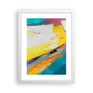 Poster în ramă albă - Anatomia luminii - 30x40 cm