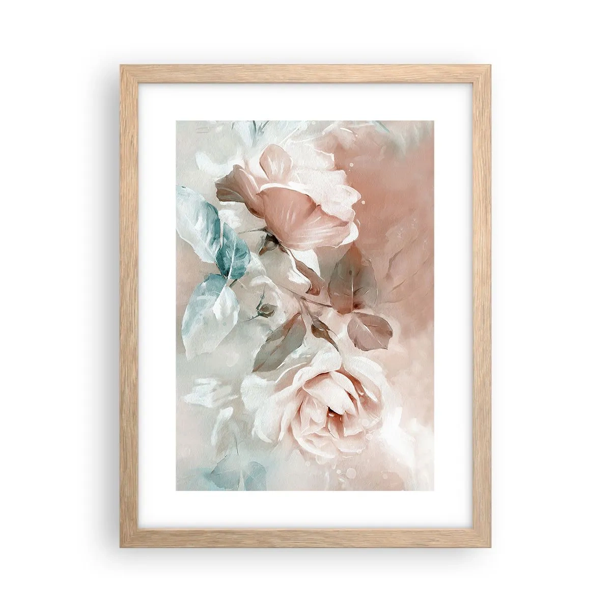 Poster în ramă de stejar deschis - Spiritul romantismului - 30x40 cm