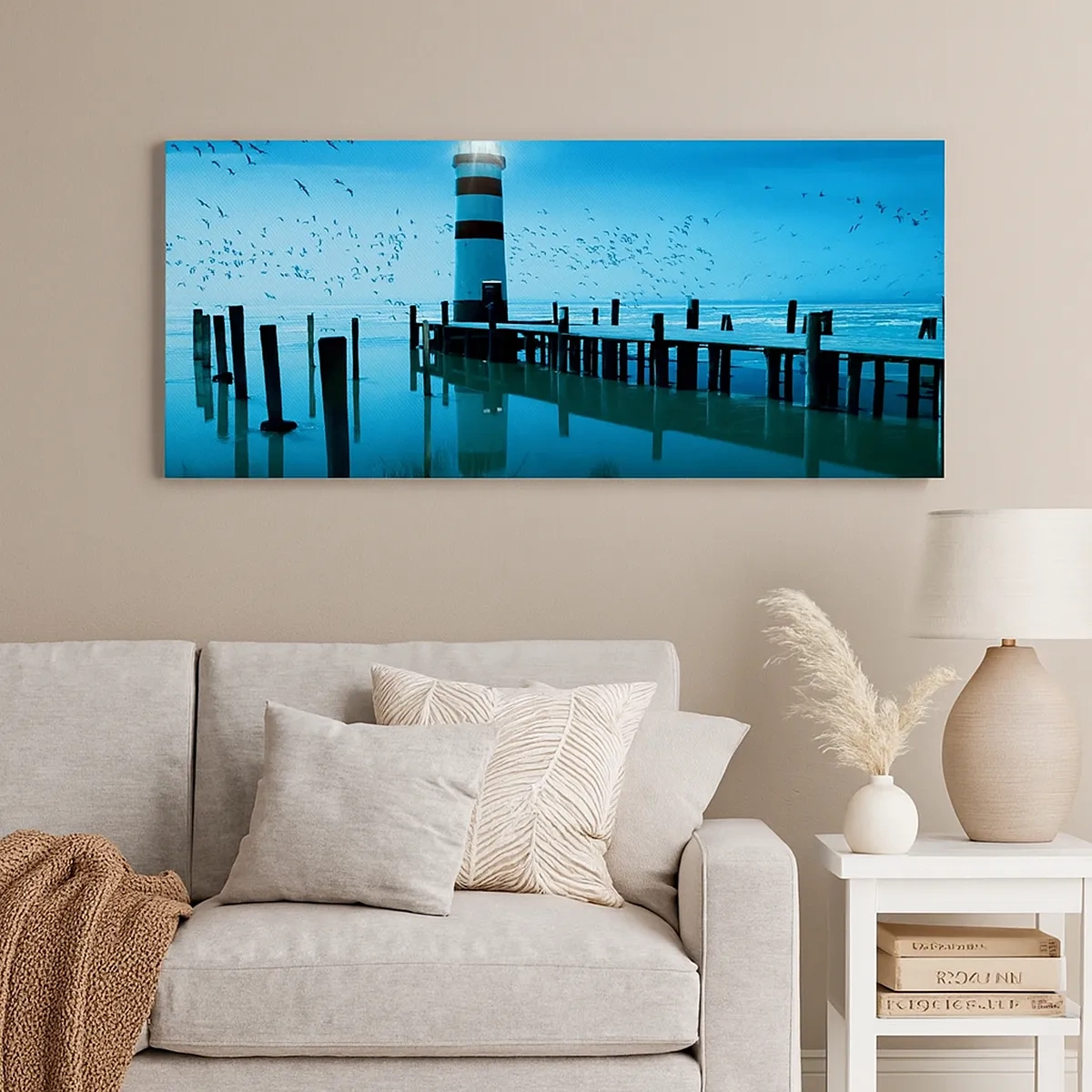 Tablou pe pânză - Și nu ți-e frică de întuneric - 30x30 cm