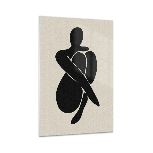 Tablou pe sticlă - În propriile îmbrățișări - 80x120 cm