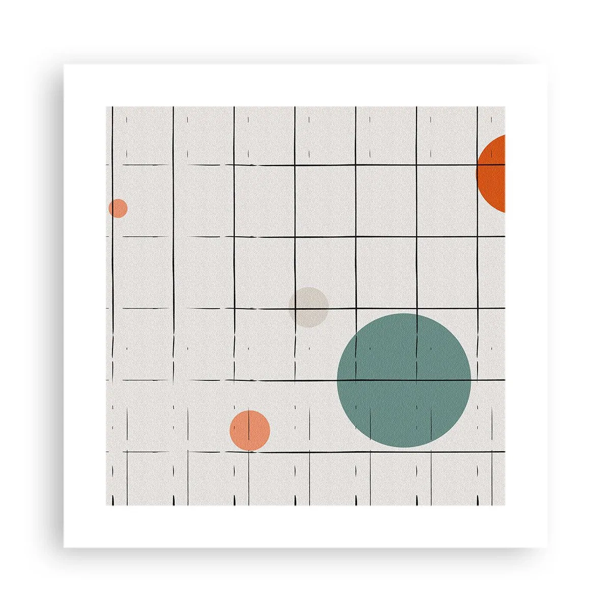 Poster - În capcană. Noi sau ele? - 40x40 cm