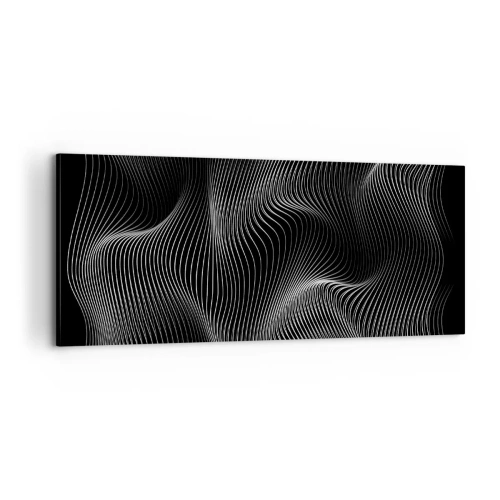 Tablou pe pânză - Dansul luminii în spațiu - 100x40 cm