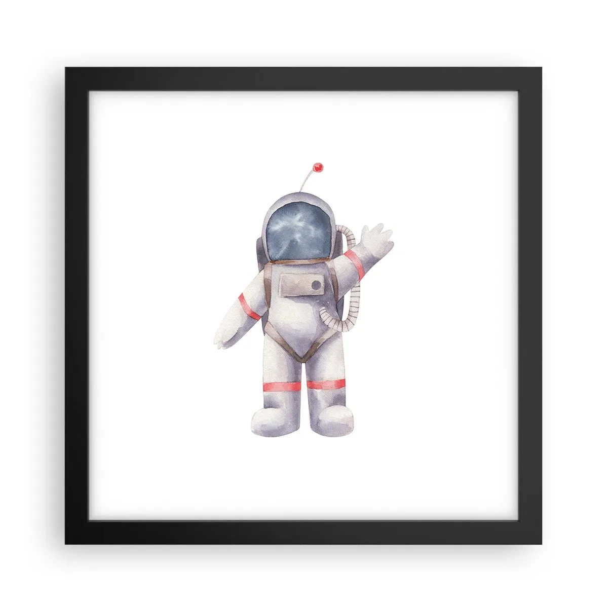 Poster în ramă neagră - Pe curând! - 30x30 cm