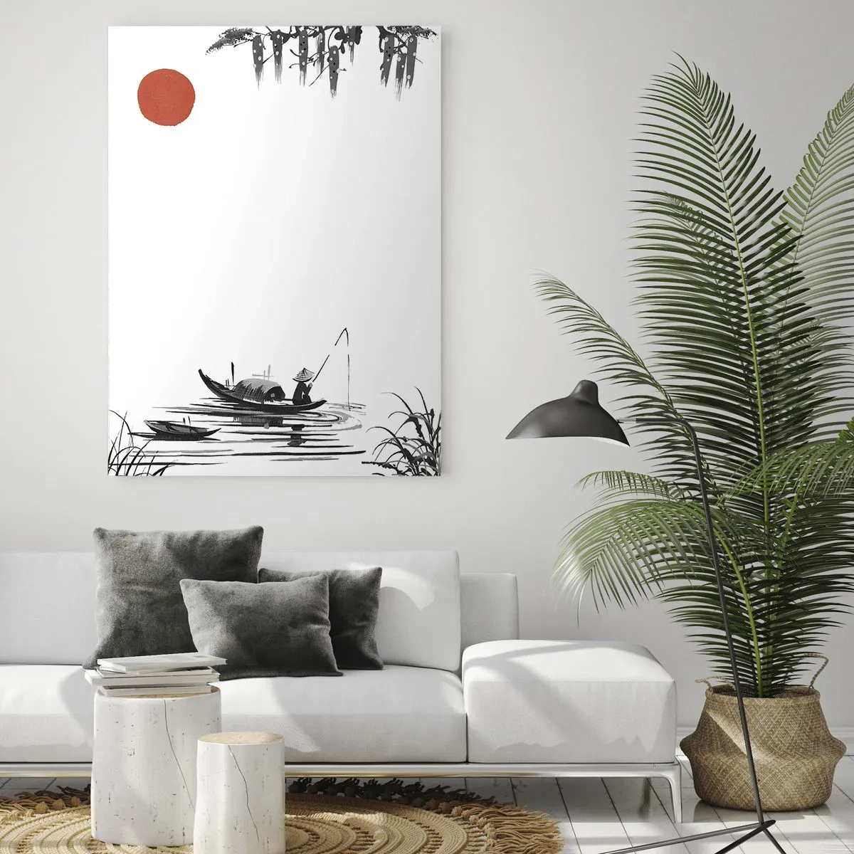Tablou pe sticlă - O după-amiază asiatică - 50x70 cm