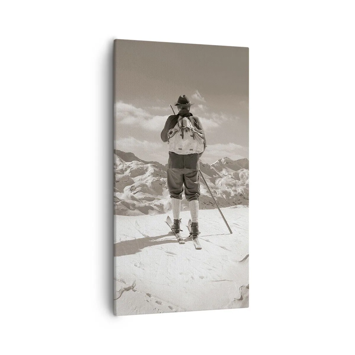 Tablou pe pânză - Și munții sunt la fel - 55x100 cm