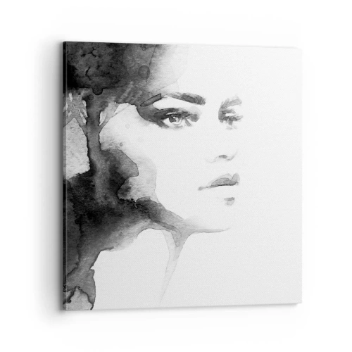 Tablou pe pânză - Creată de secrete și ceață - 70x70 cm