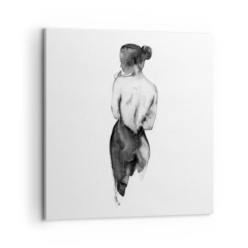 Tablou pe pânză - Cu ea lumea dispare - 60x60 cm