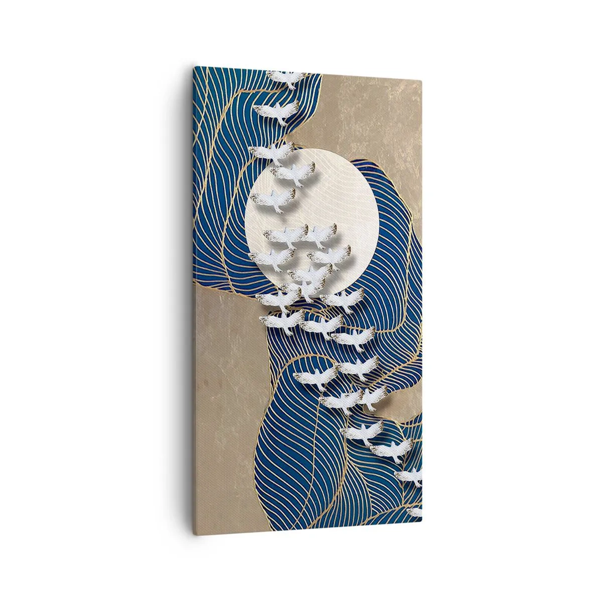 Tablou pe pânză - Libertate, rătăcire, comunitate - 55x100 cm