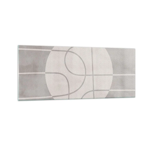 Tablou pe sticlă - Circular și drept înainte - 100x40 cm