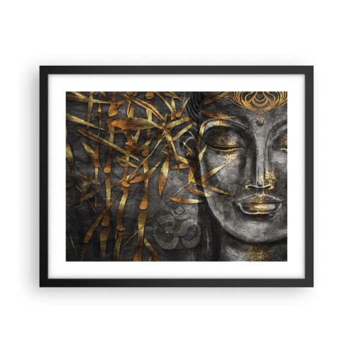 Poster în ramă neagră - Simțiți pacea - 50x40 cm