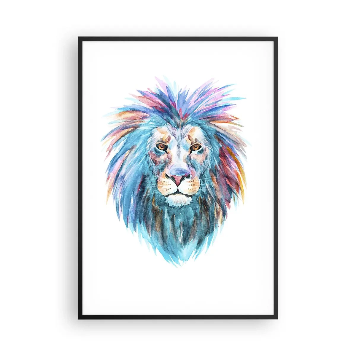 Poster în ramă neagră - Aură electrizantă - 70x100 cm