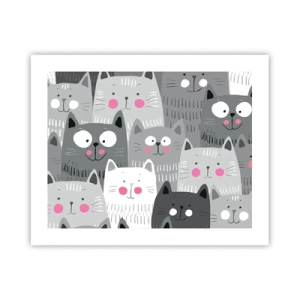 Poster - Lumea felină - 50x40 cm
